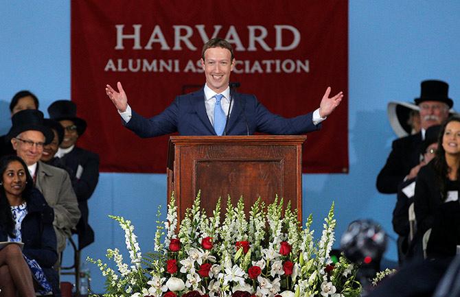 Mark Zuckerberg at Harvard