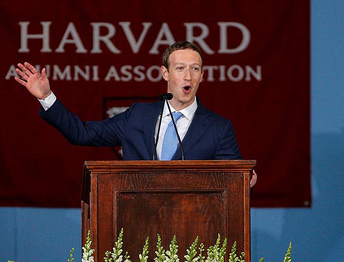 Mark Zuckerberg at Harvard