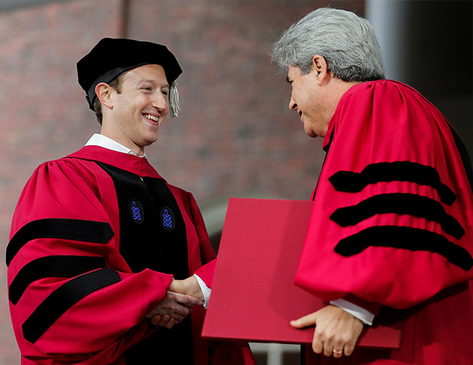 Mark Zuckerberg at Harvard
