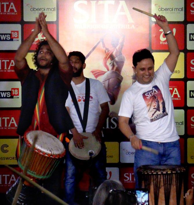 Amish Tripathi at the launch of Sita: Warrior Of Mithila