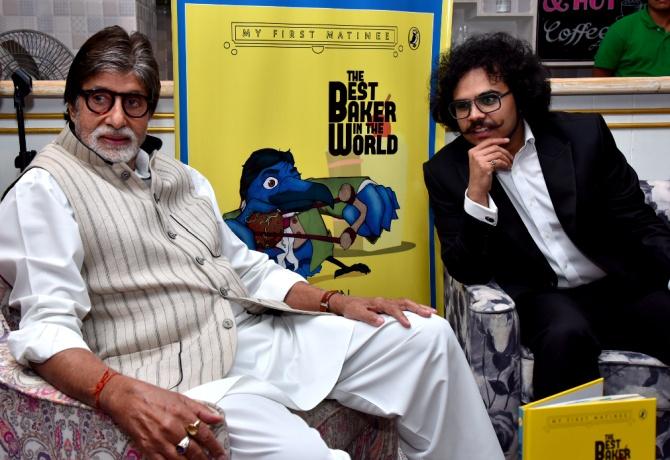 Amitabh Bachchan and Raja Sen