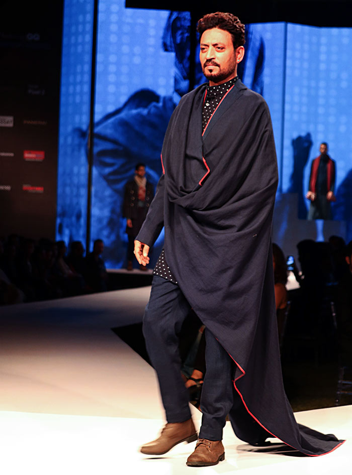 Irrfan walks for Rajesh Pratap Singh 