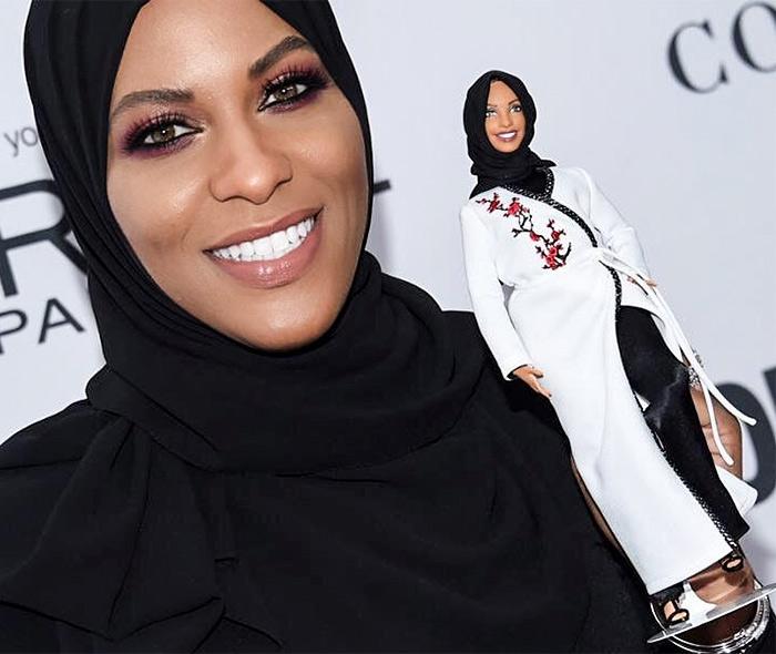 Olympian Ibtihaj Muhammad hijab barbie doll