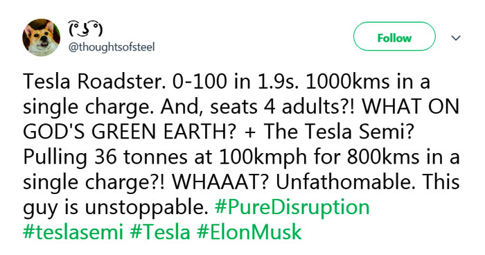 The Legend Of Teslas Elon Musk Explained In 10 Tweets