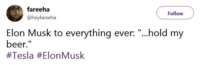 Elon musk tweet