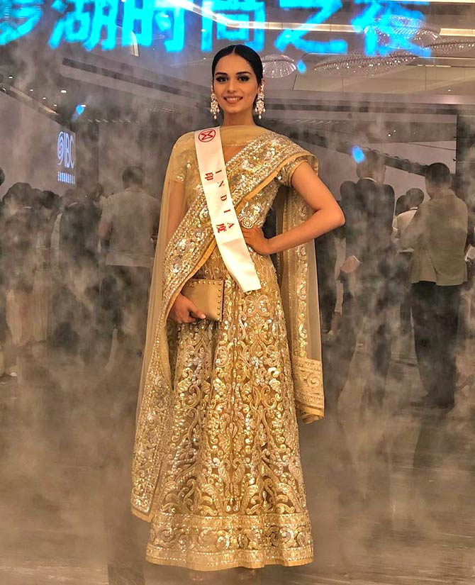 Manushi Chhillar's Top 10 Miss World looks - Rediff.com