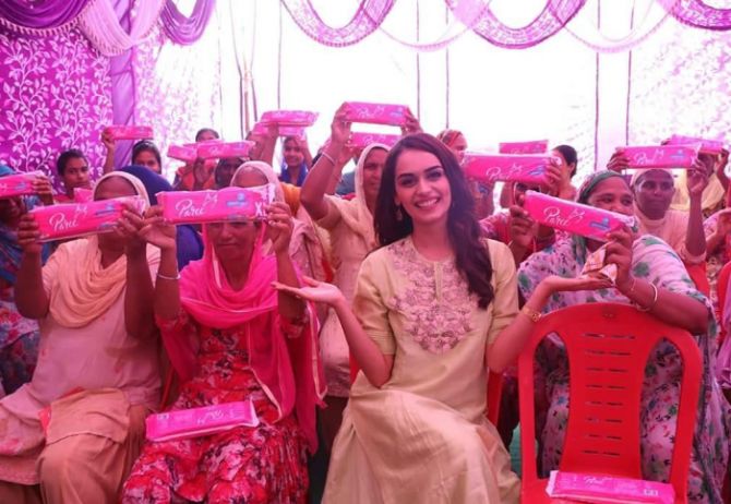 Miss World Manushi Chhillar menstrual hygiene