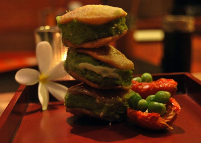 Green Peas and Corn Pinwheel