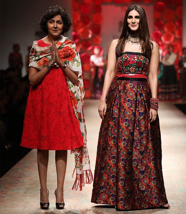 Designer Payal Jain with Vaani Kapoor