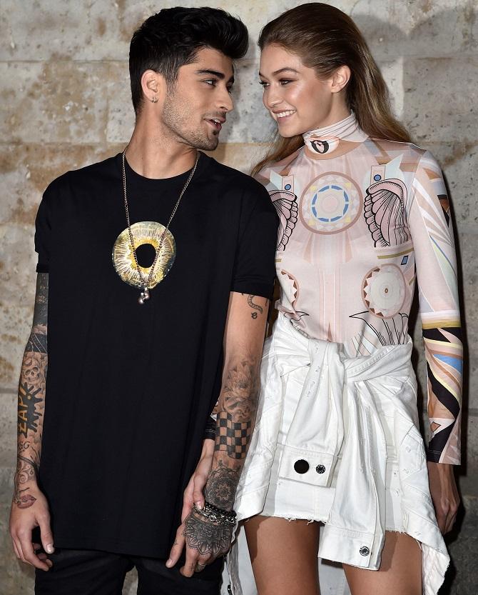 Gigi Hadid and Zayn Malik