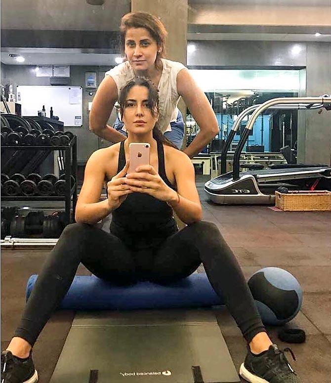 Yasmin Karachiwalla with Katrina Kaif