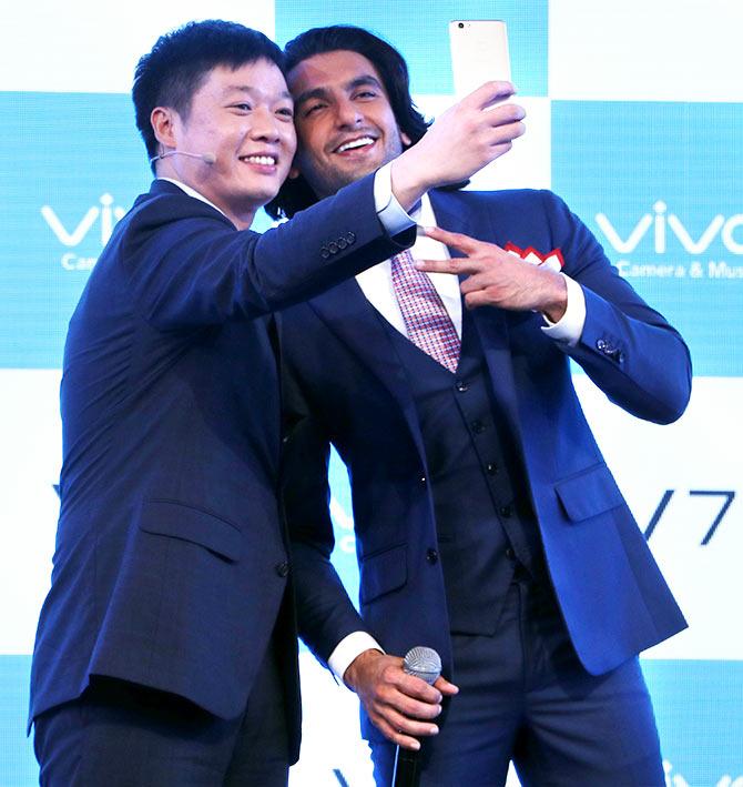 Ranveer Singh Vivo V7+ Launch