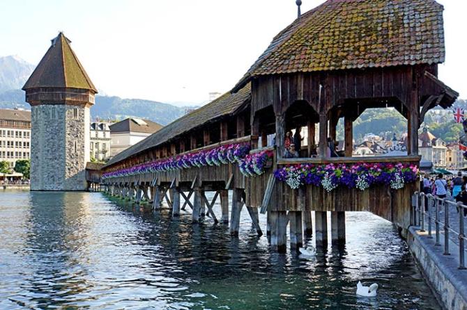 Chapel Bridge Lucerne Switzerland