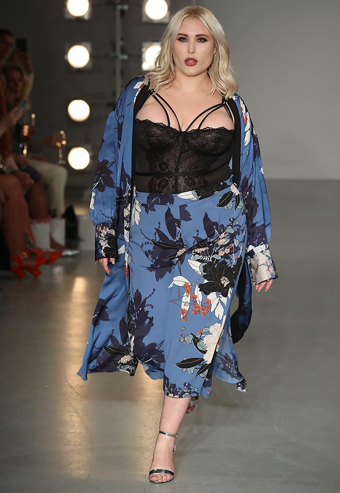 Wow London  Fashion  Week opens with curvaceous models on 