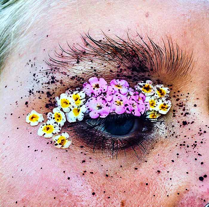 Floral eyeliners are trending! Would you wear it? - Rediff.com Get Ahead