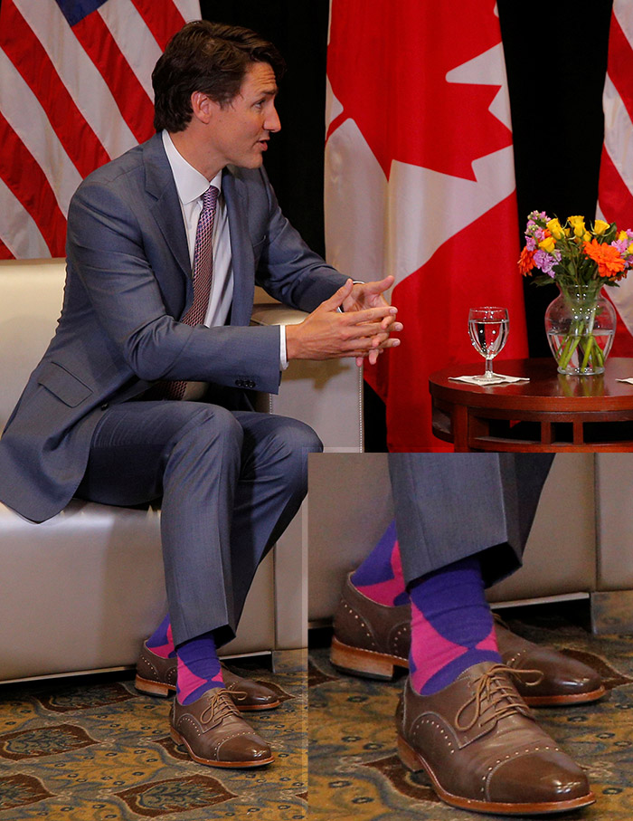 Justin Trudeau socks