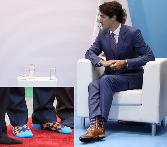 Justin Trudeau socks