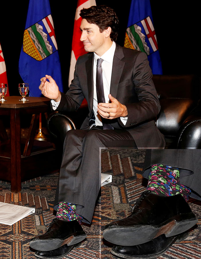 Justin Trudeau socks