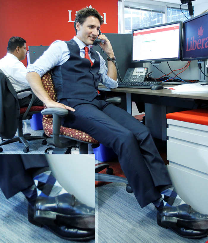 Justin Trudeau socks