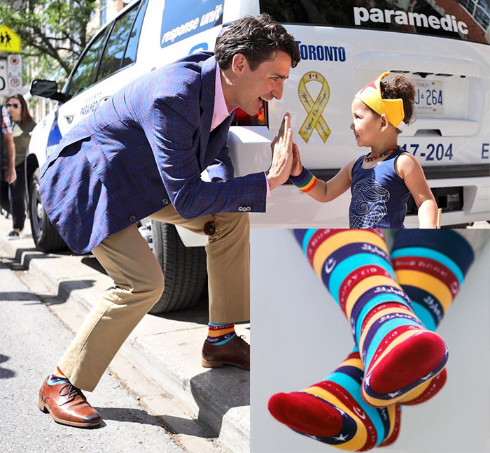 Justin Trudeau socks