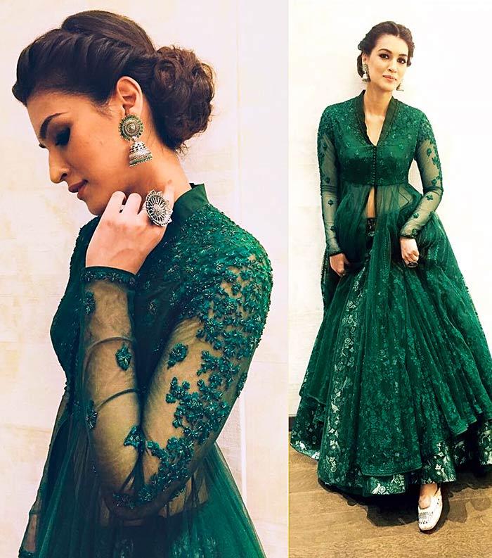 Karishma kapoor 2024 green dress