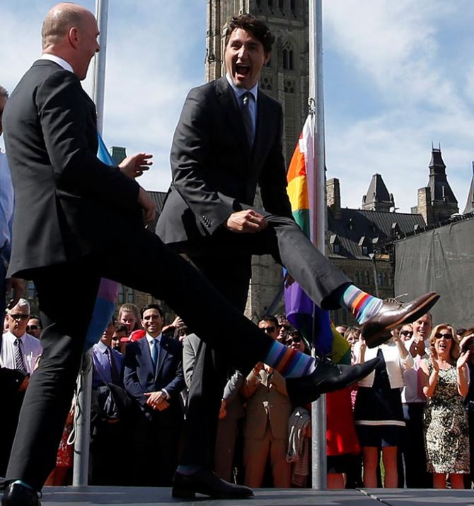 Justin Trudeau socks