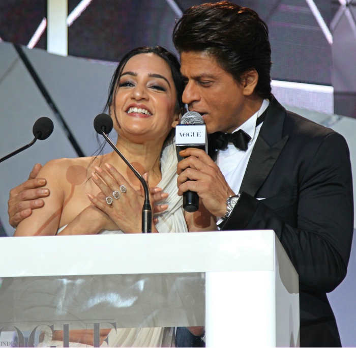 Archie Panjabi Shah Rukh Khan