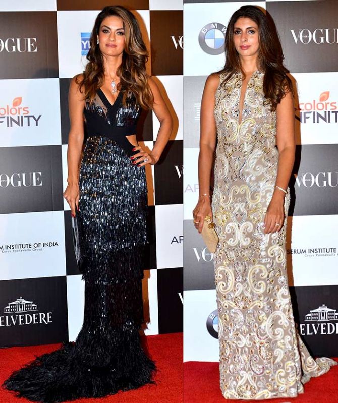 Natasha Poonawala and Shweta Bachchan Nanda Vogue women of the Year awards
