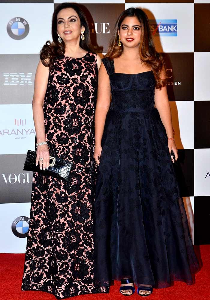 Nita Ambani Isha Ambani Vogue women of the Year awards