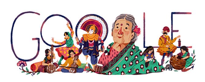 Google doodles freedom fighter Kamaladevi Chattopadhyay's 115th birthday
