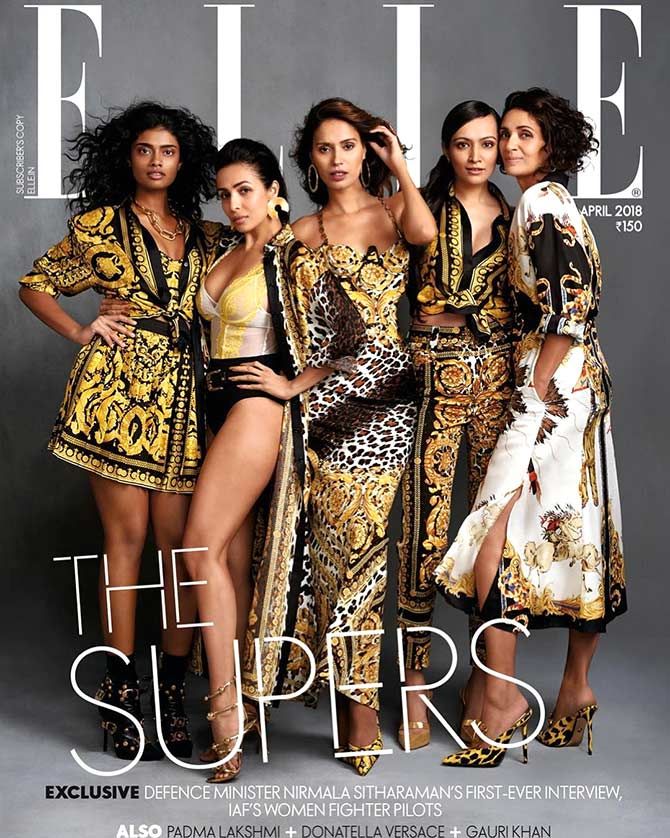 Supermodels on Elle India