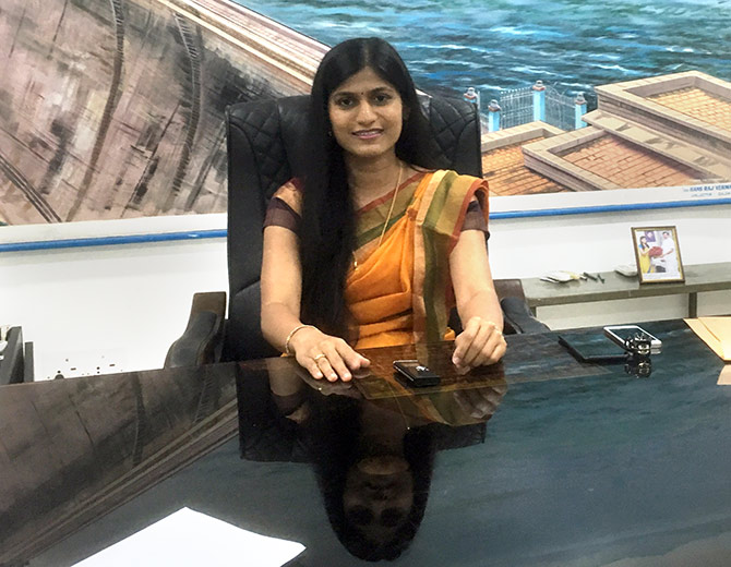After 170 men, she is Salem's first woman collector - Rediff.com