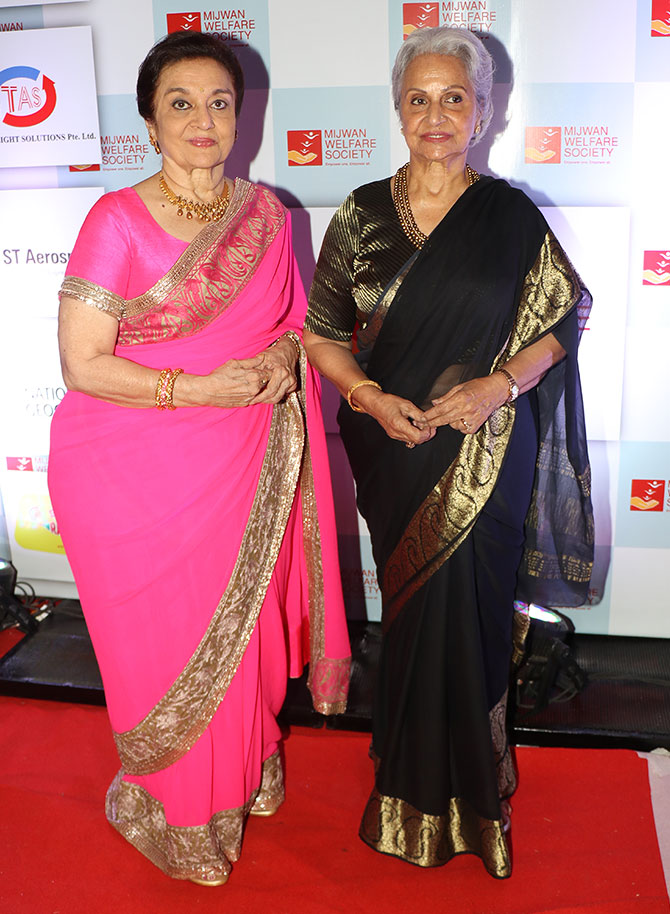 Asha Parekh and Waheeda Rehman