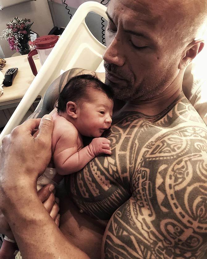 Dwayne Johnson welcomes third child