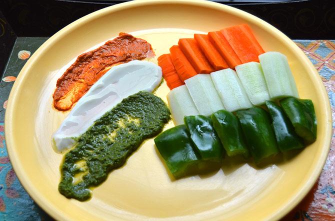 Tricolour salad