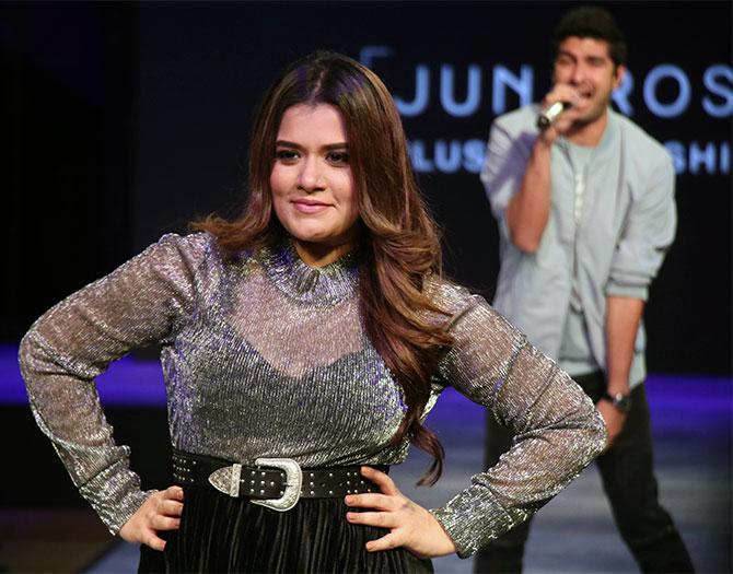 Shikha Talsania walks for Juna Rose in Mumbai