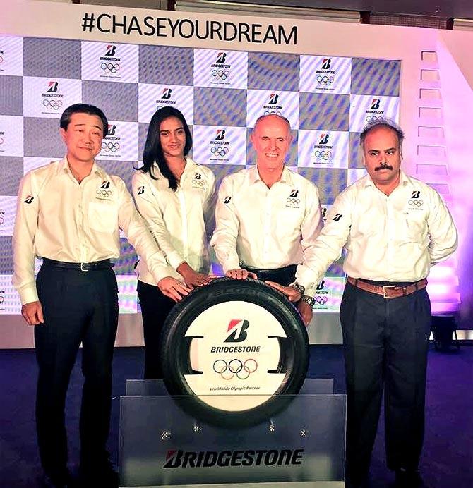 Sindhu is Bridgestone India's ambassador