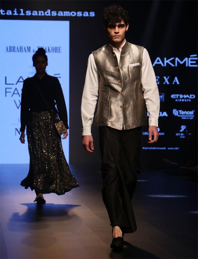 Abraham and Thakore collection at Lakme Fashion Week 2018