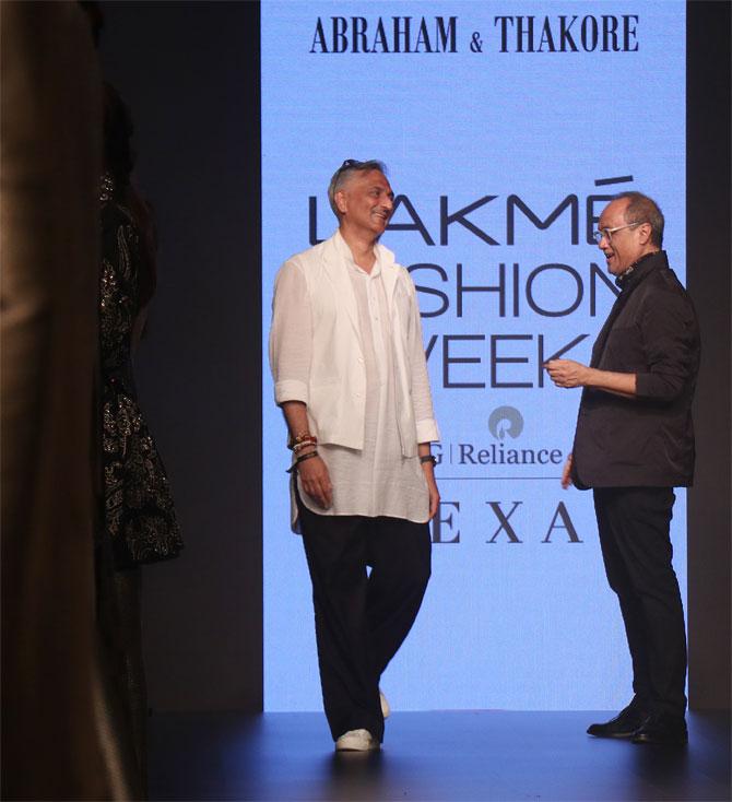 Abraham and Thakore collection at Lakme Fashion Week 2018