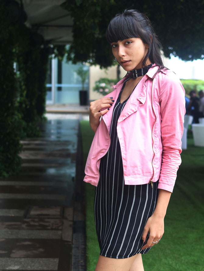 Counterview@LFW: Model Shweta Raj has fun with the camera - Rediff.com