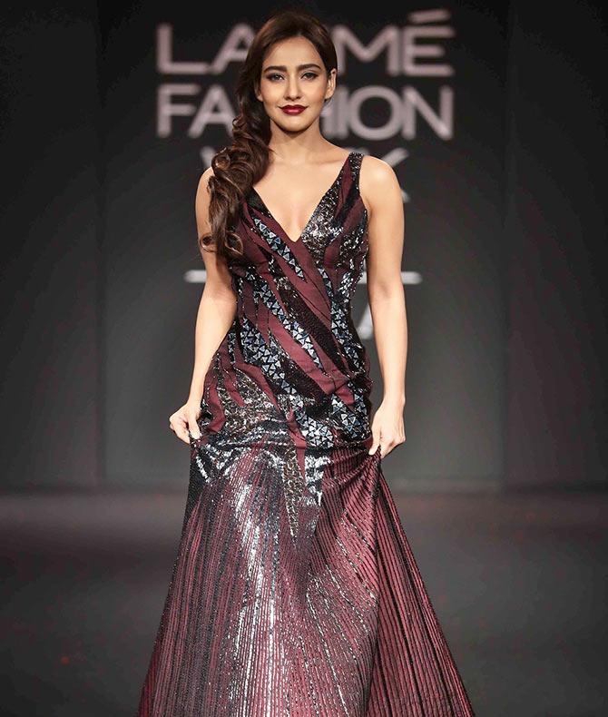 Neha Sharma walks for Sita Mikhail