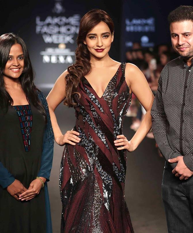 Neha Sharma with Sita and Mikhail