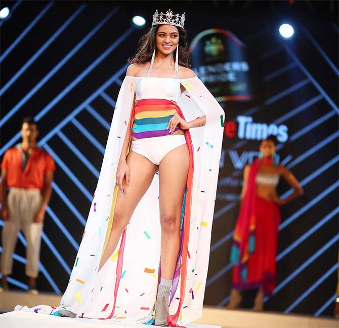 Wendell Rodricks presents The Rainbow Warriors collection at Bangalore Times Fashion Week