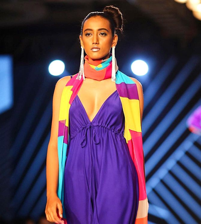 Wendell Rodricks presents The Rainbow Warriors collection at Bangalore Times Fashion Week