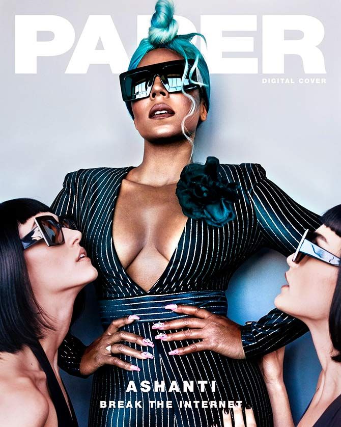 Ashanti on Paper mag cover