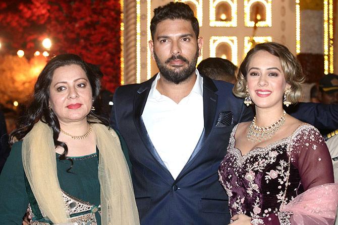 Yuvraj Singh and Hazel Keech