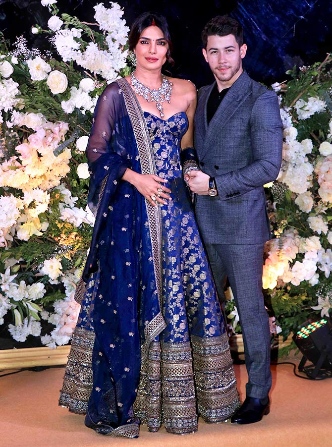 Deepika shop blue lehenga