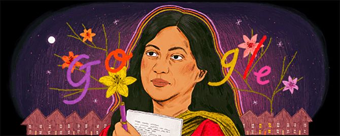 Google doodles Indian poet Kamala Das