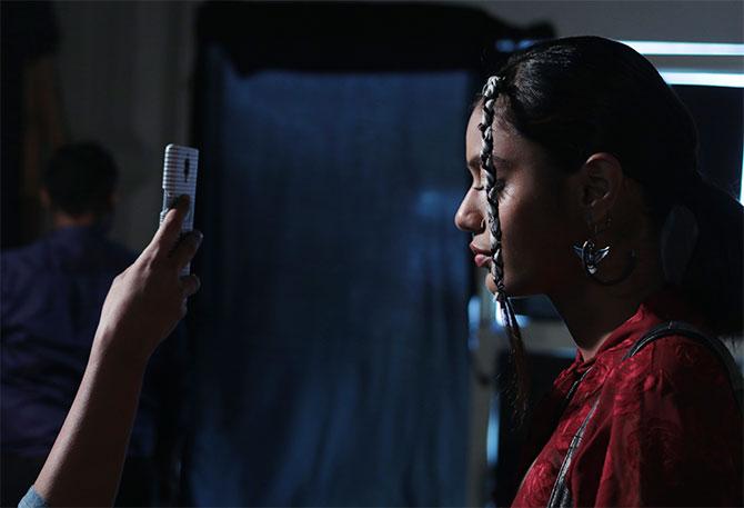 backstage at lakme fashion week