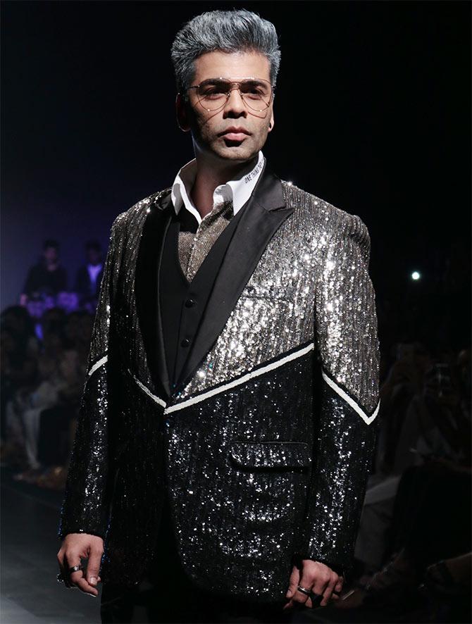 Karan Johar Falguni Shane Peacock-LFW